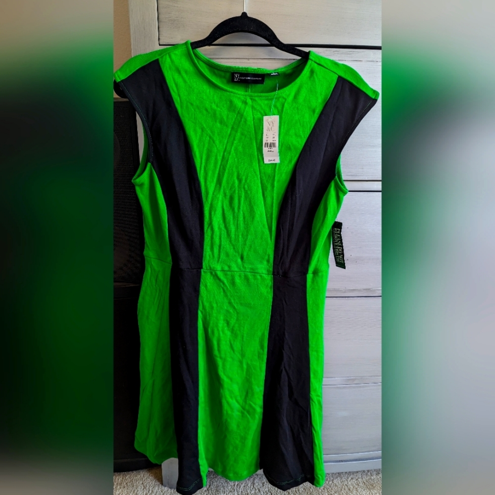 Dress. NY&C Green and Black
